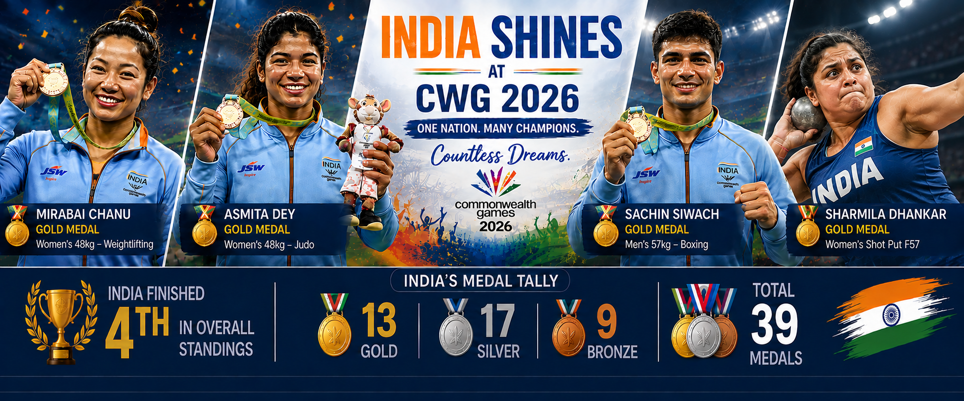 India in CWG 26